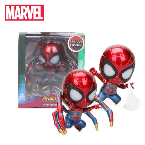 9-10cm Marvel Avengers Infinity War Iron Spiderman Action Figure